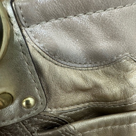 Coach Y2K 2000s Metallic Patchwork Shoulder Bag with Crossbody Strap - Picture 4 of 9